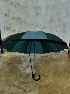 Fox Umbrellas TEL-1 Black Maple Wood - Dark Green