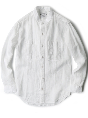 AAS White Solid Shirts - DE17