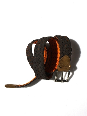 D gusto Suede Belt - Brown Suede