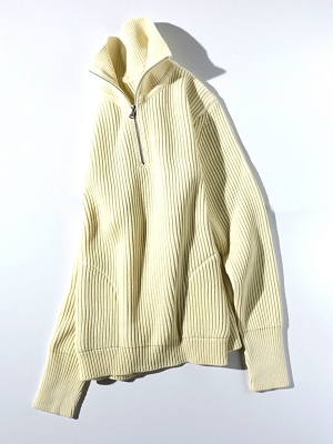 Andersen-Andersen Half Zip - Off White