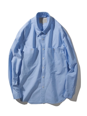 Pottery Oxford Button Down Shirt - Blue