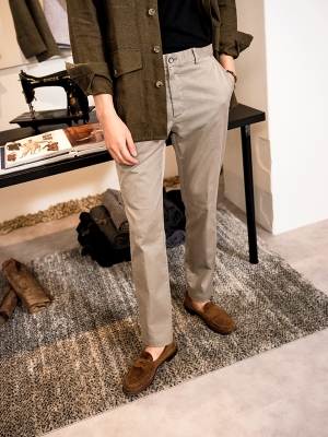 GOTT Gremant Dyed Chino - Khaki