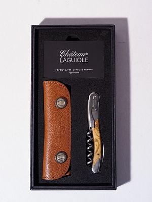 Chateau Laguiole Wine Opener - Olive Wood