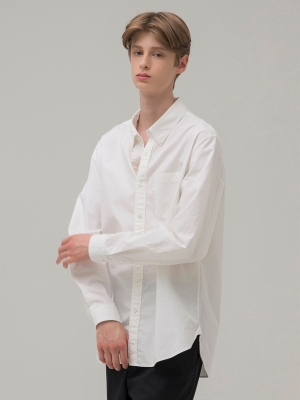 Pottery Oxford Button Down Shirt - White