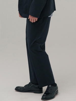 Pottery Washed Tapered Pants - Navy