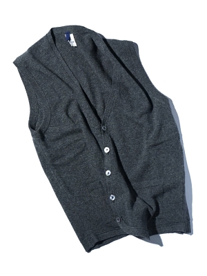 Mc Lauren Brae Knit Vest - Charcoal