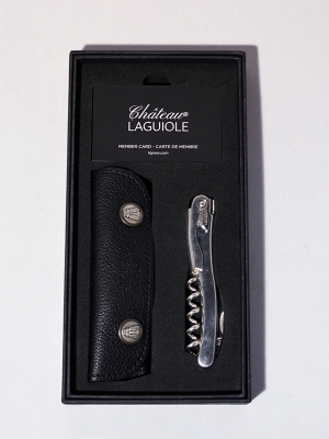 Chateau Laguiole Wine Opener - Silver Coated