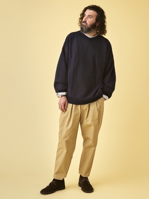 Sayatomo Karusan Twill Pants  - Beige