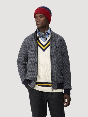 Baracuta G9 Af Wool - Houndstooth