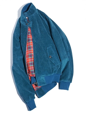 Baracuta G9 Corduroy - Peacock Blue