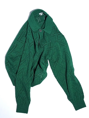 Eastlogue Crochet Cardigan - Green